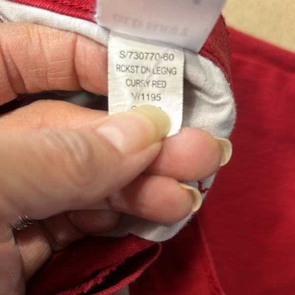 Old Navy Rock Star Red Jeans Sz 4 - Picture 10 of 14